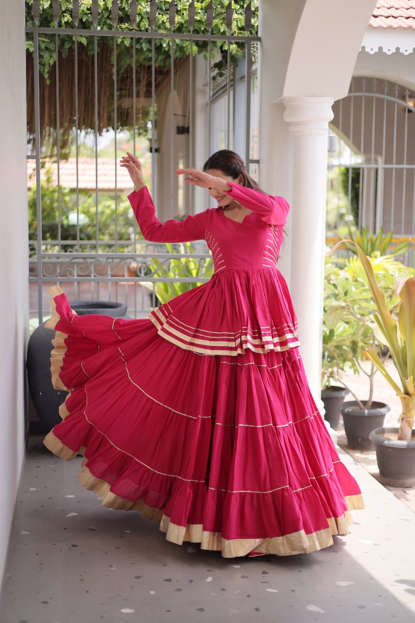 Women Designer Ivory Flared Lehenga Set with Elegant Peplum Top
