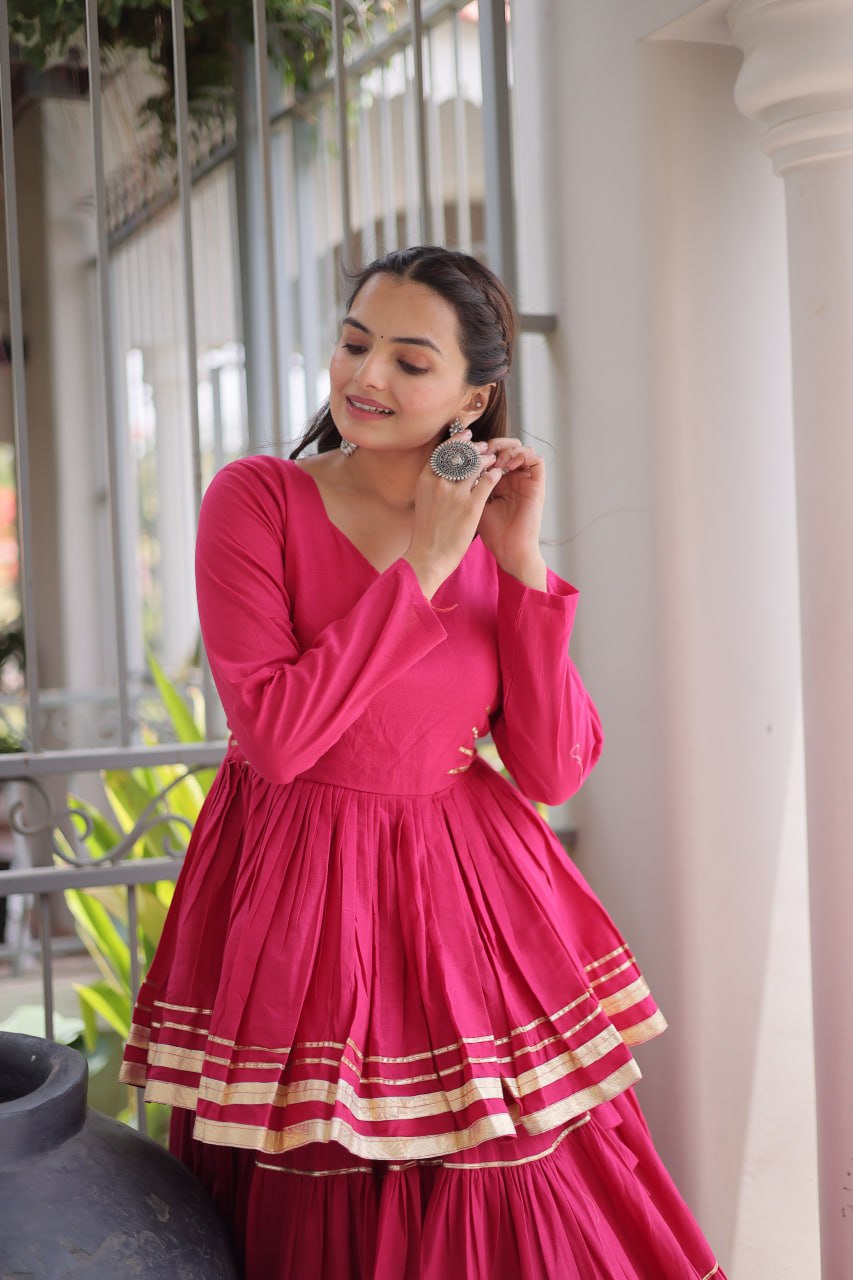 Women Designer Ivory Flared Lehenga Set with Elegant Peplum Top