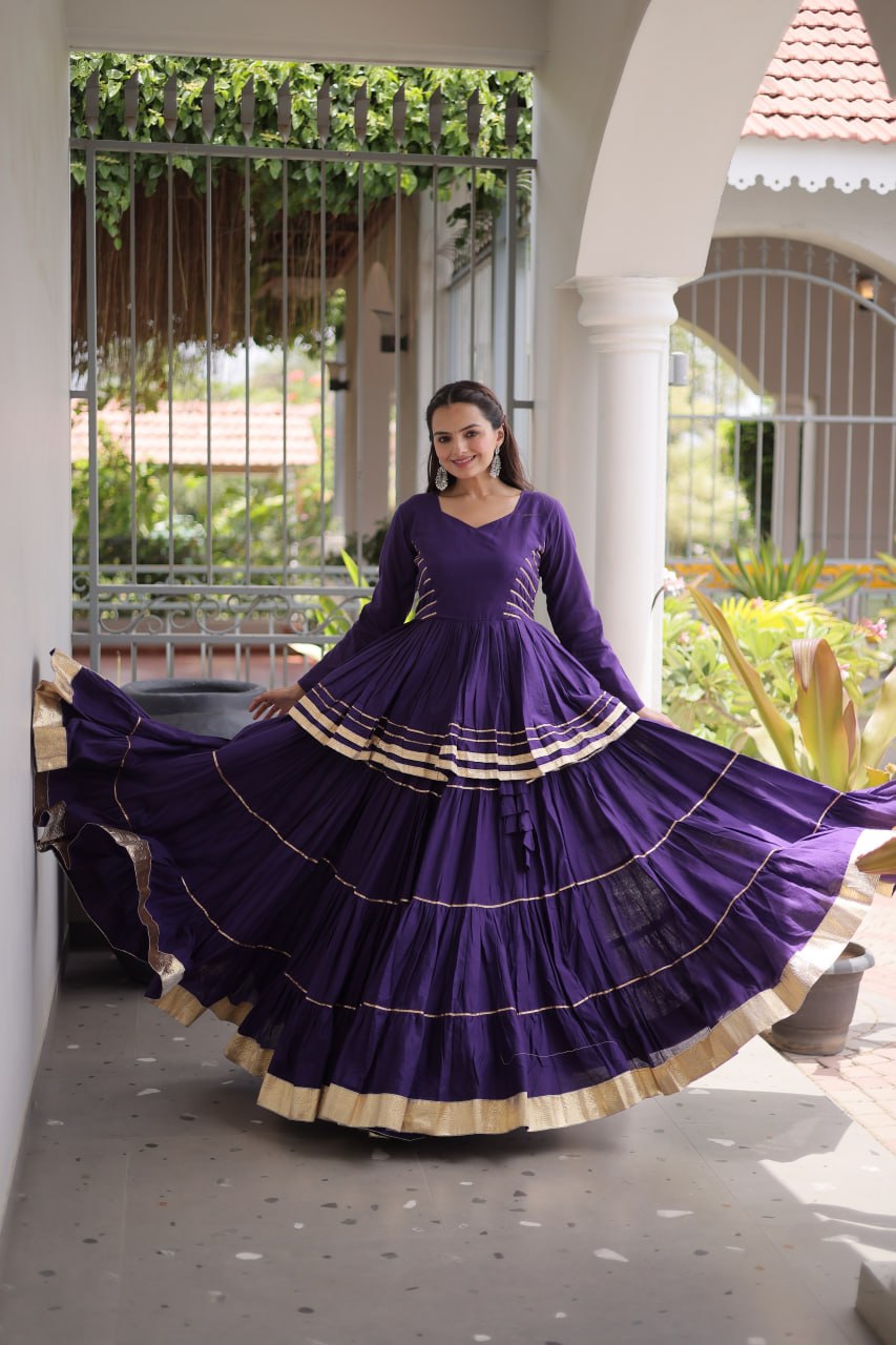 Women Designer Ivory Flared Lehenga Set with Elegant Peplum Top