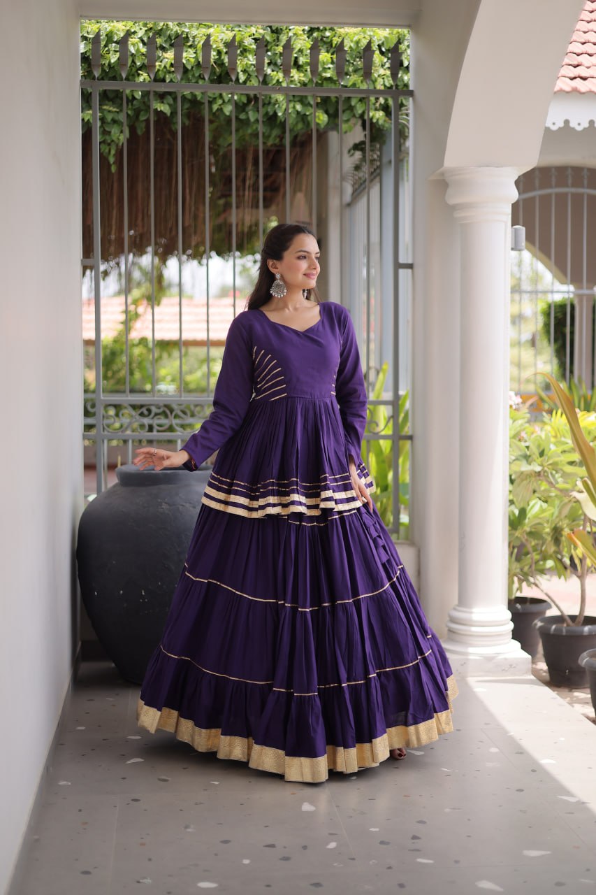 Women Designer Ivory Flared Lehenga Set with Elegant Peplum Top