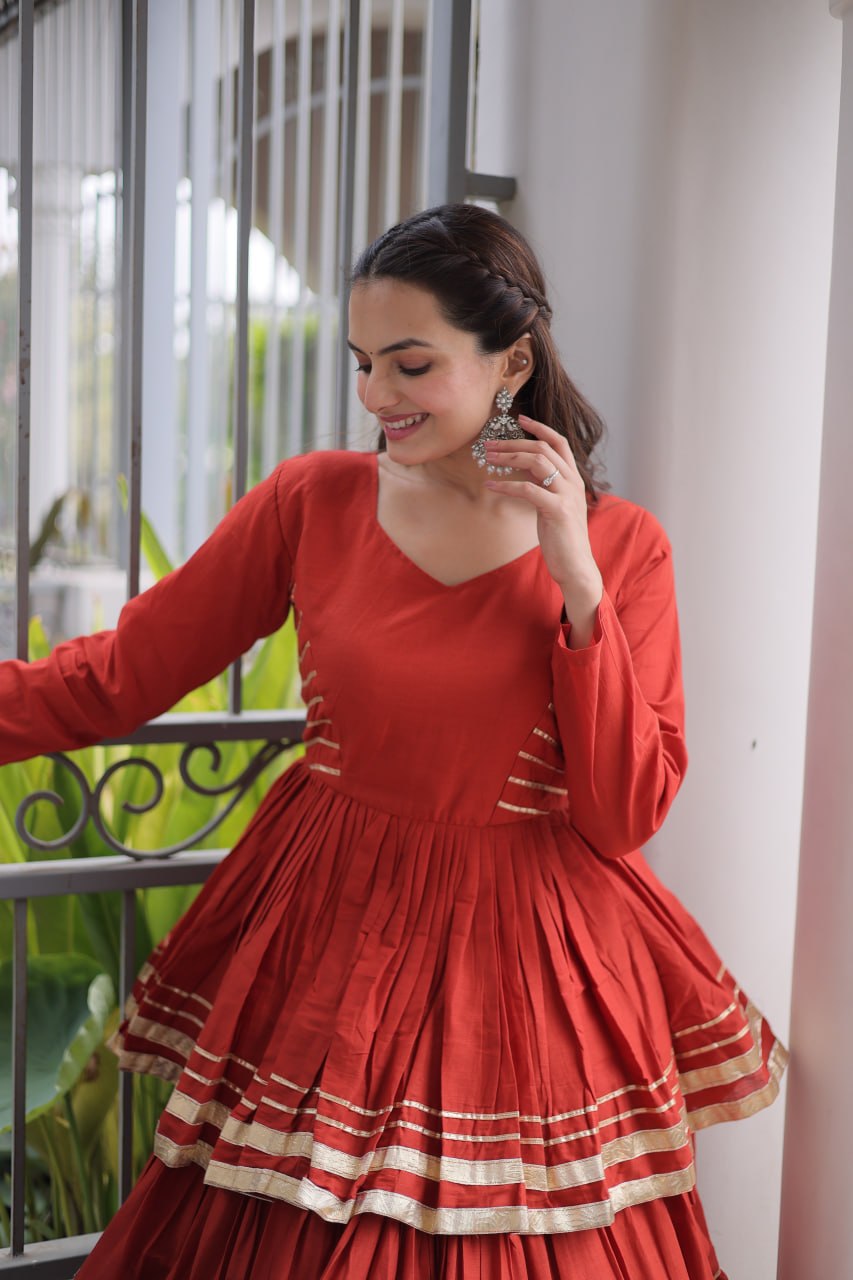 Women Designer Ivory Flared Lehenga Set with Elegant Peplum Top