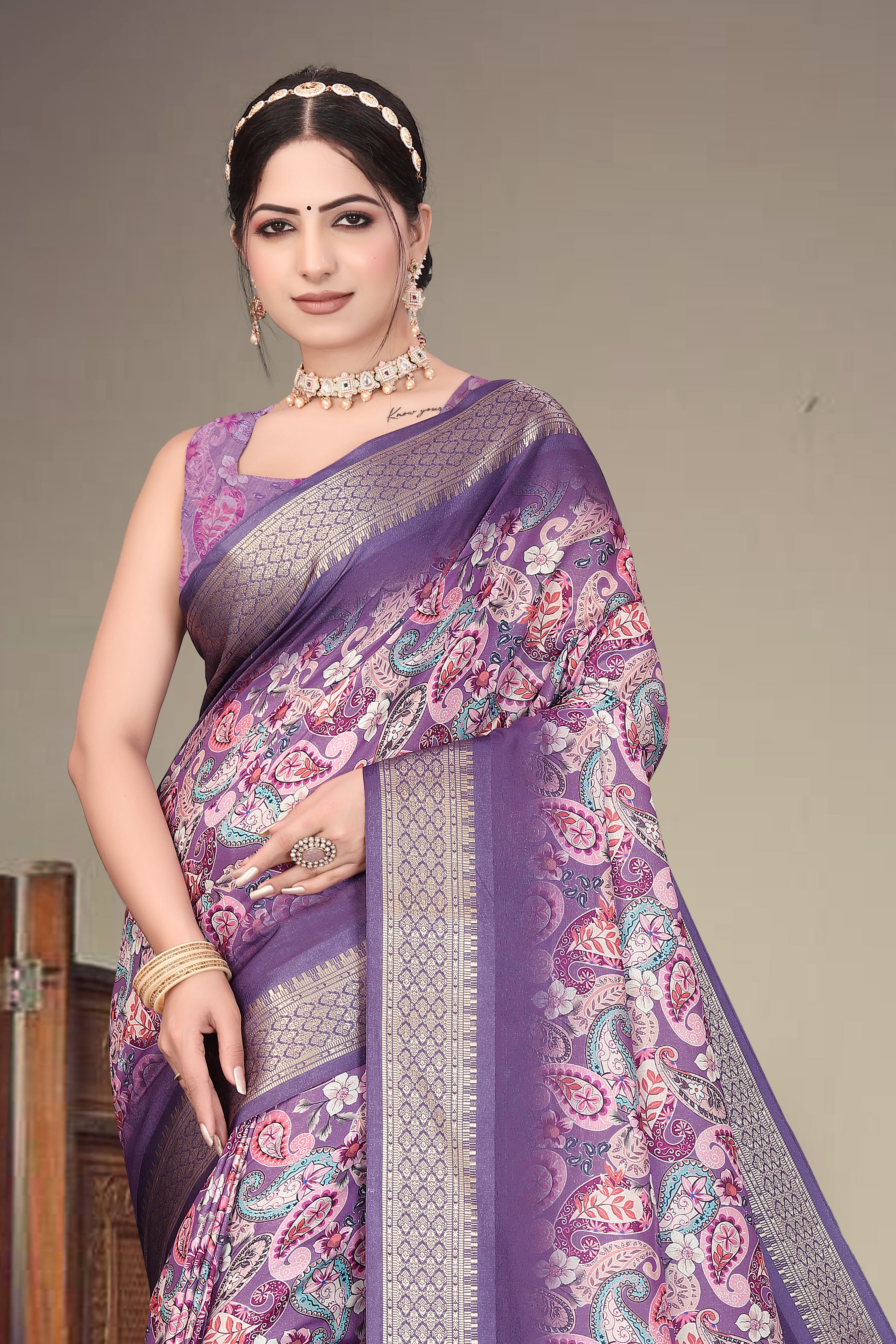 Womne Traditional Cotton Silk Designer Saree