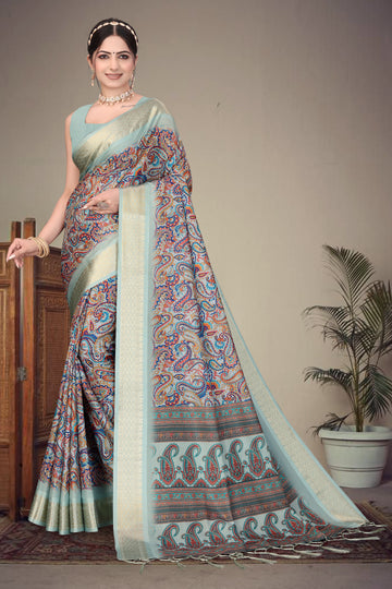Womne Traditional Cotton Silk Designer Saree