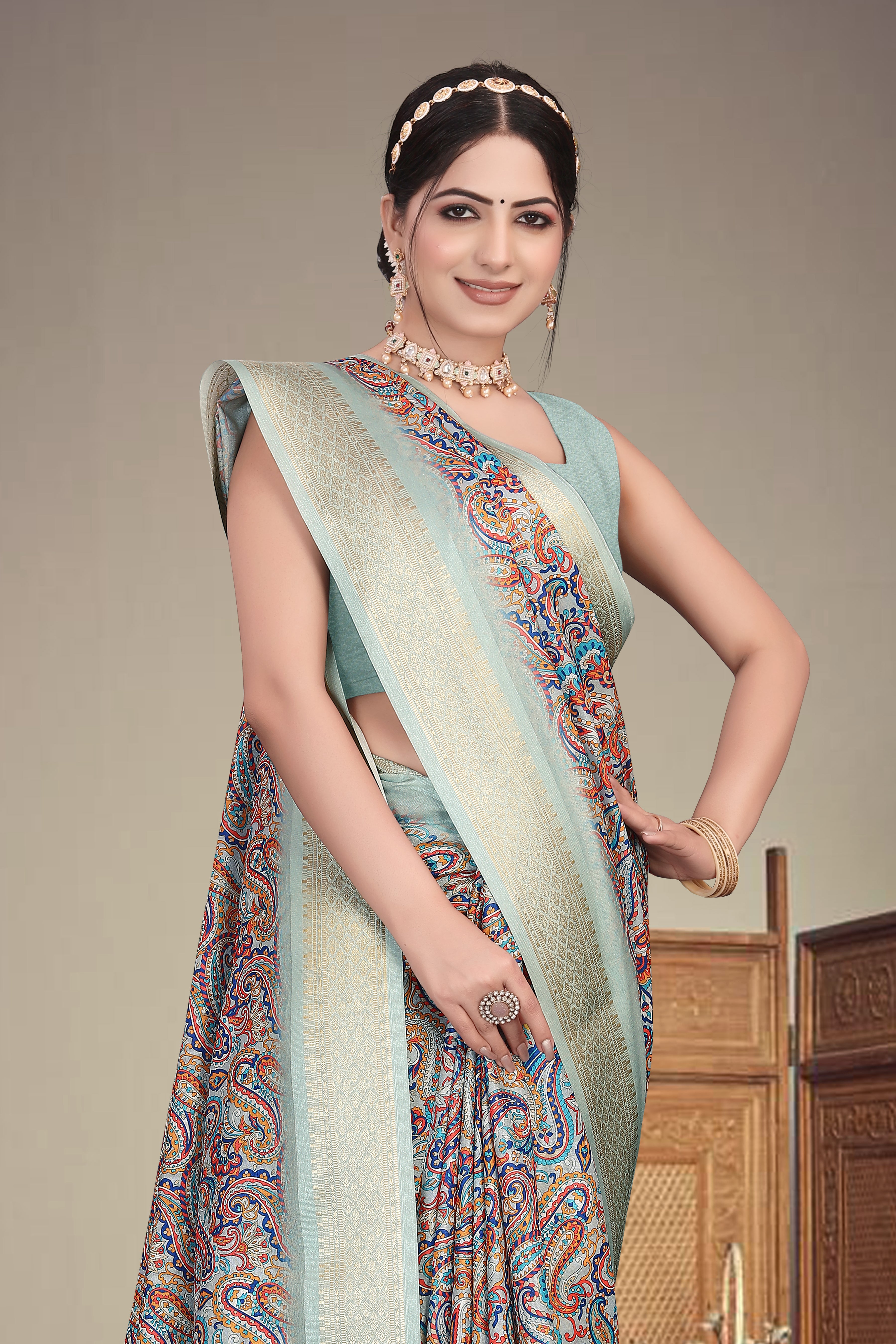 Womne Traditional Cotton Silk Designer Saree