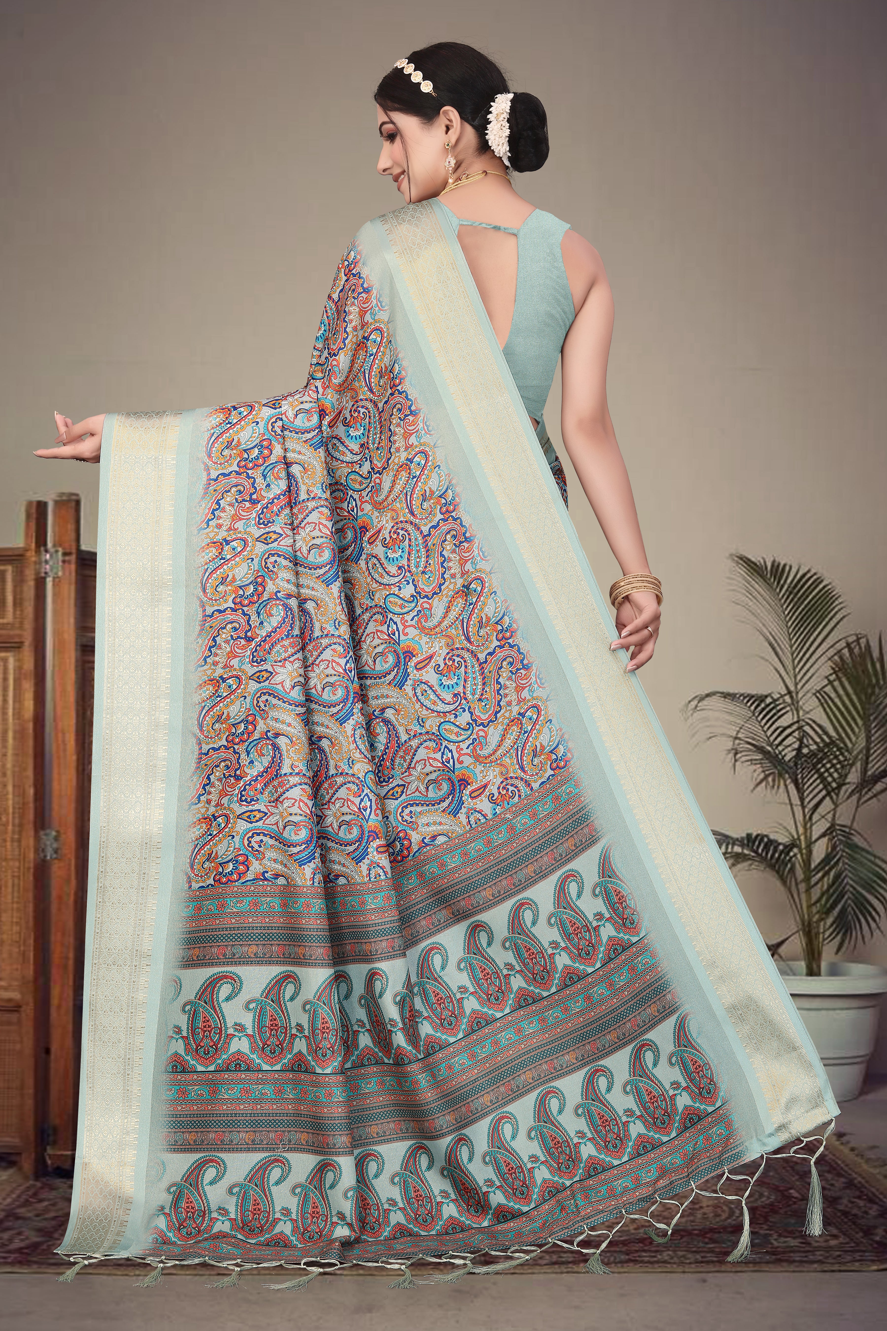 Womne Traditional Cotton Silk Designer Saree