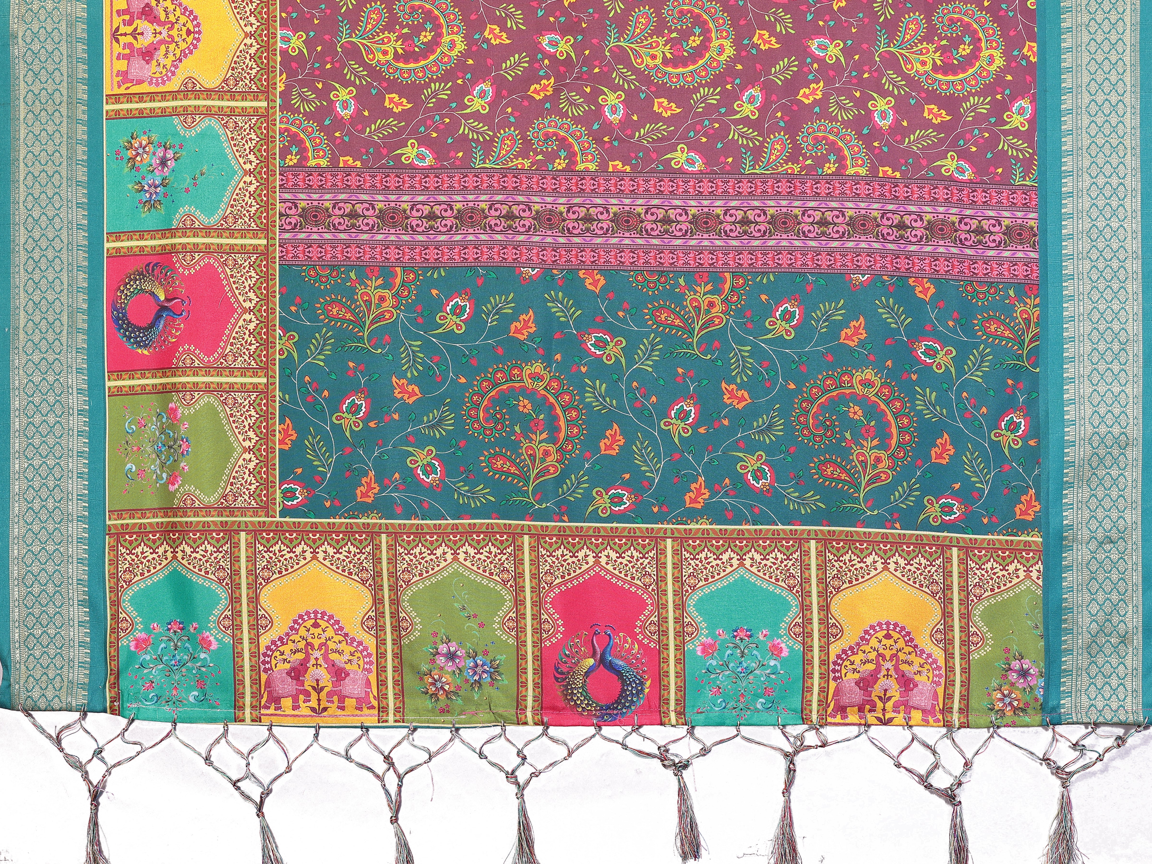 Women Premium Cotton Silk Digital Print Saree