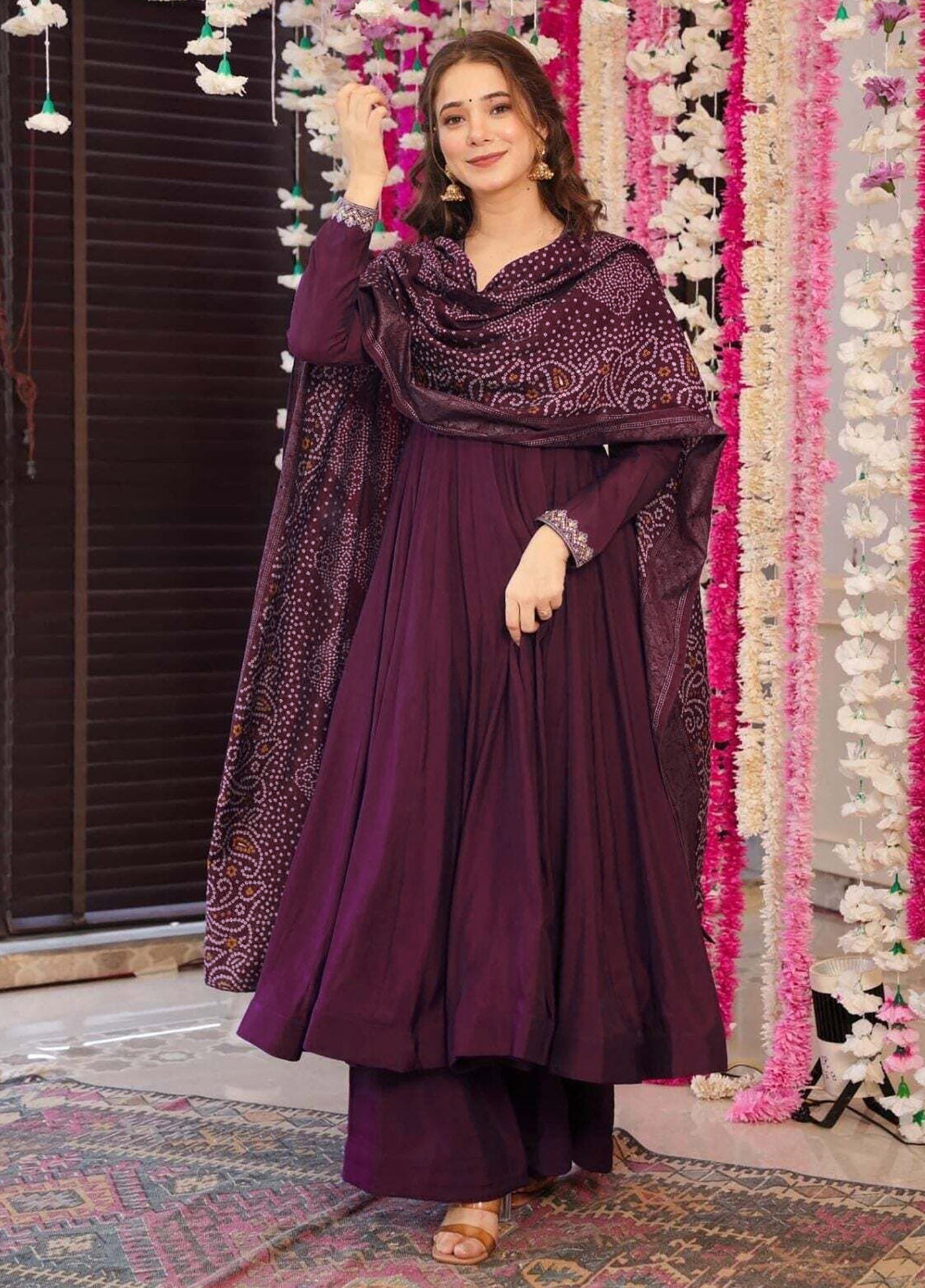 Women Designer Party Wear Anarkali Suit Set