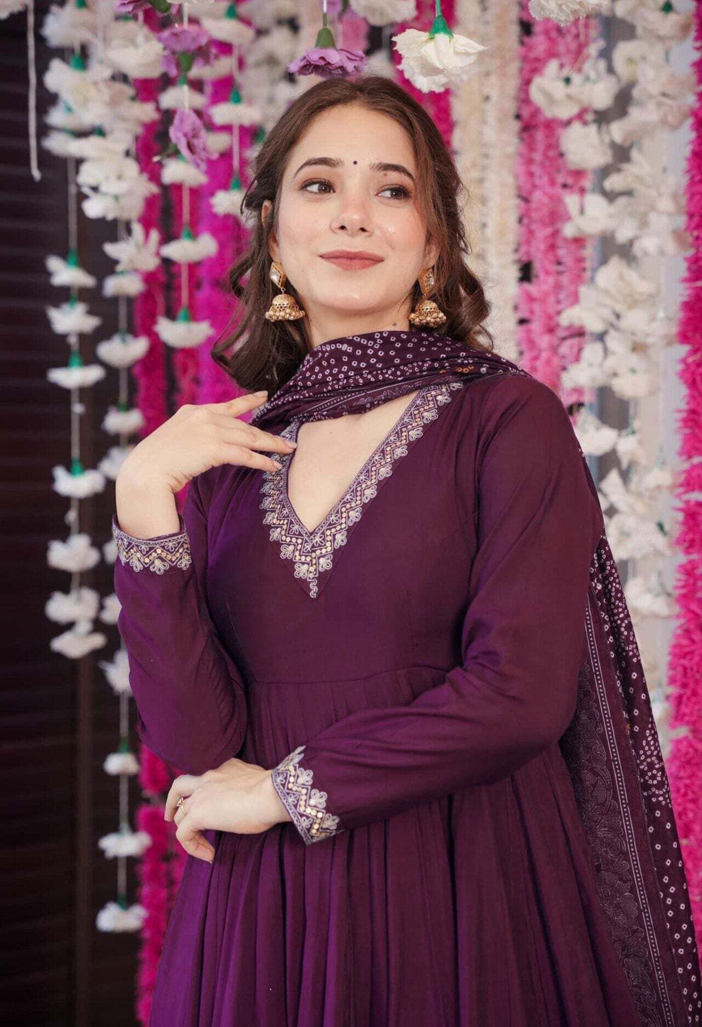 Women Designer Party Wear Anarkali Suit Set