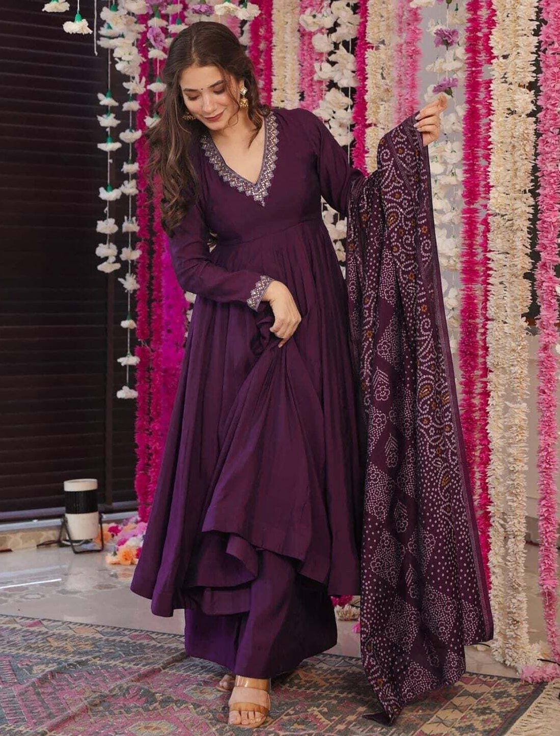 Women Designer Party Wear Anarkali Suit Set