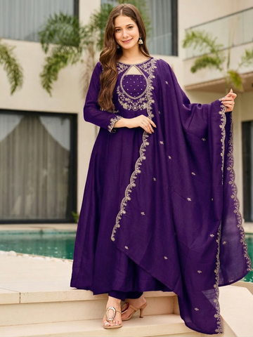 Women Premium Festive Anarkali Suit Set for Women
