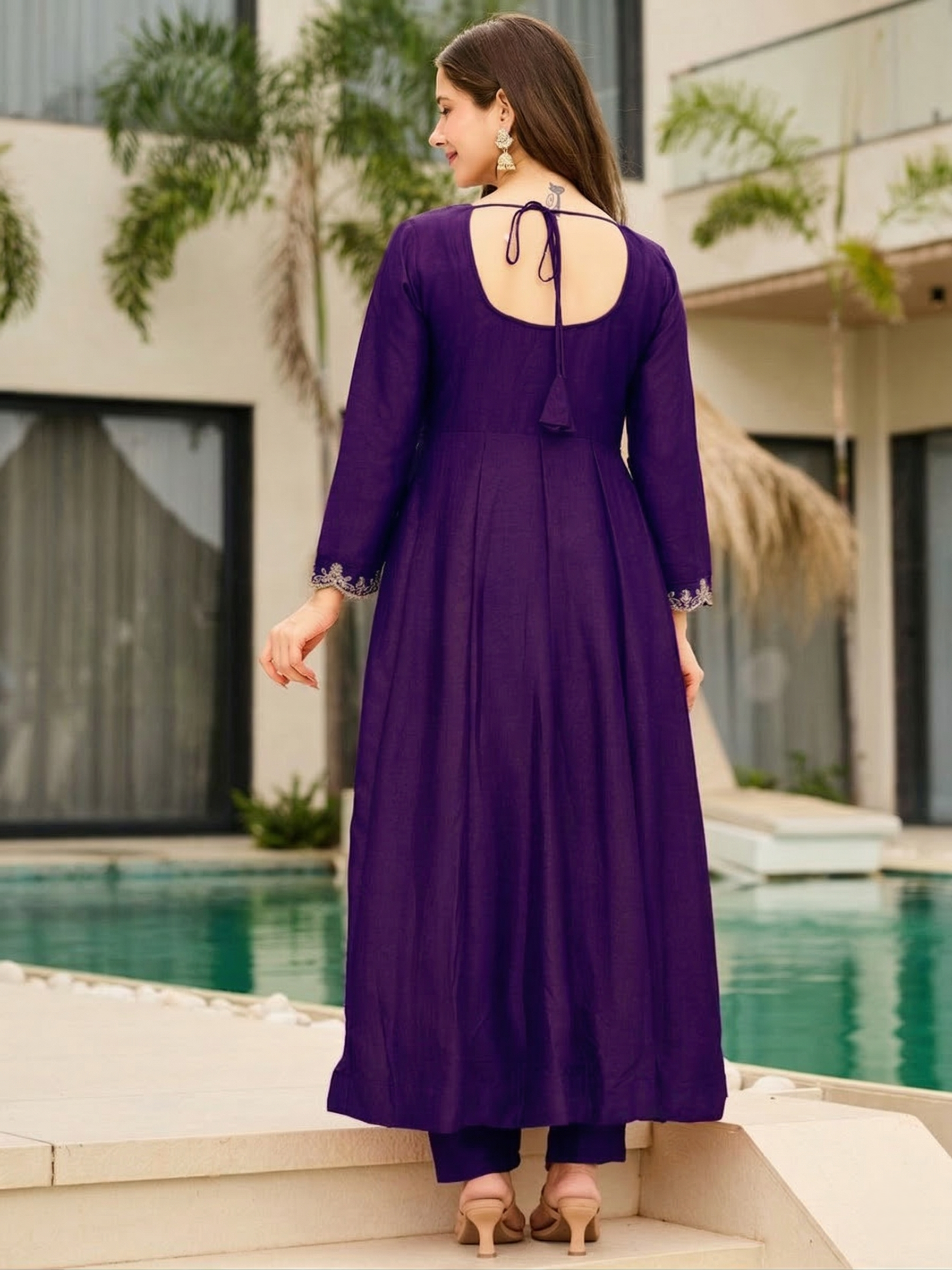 Women Premium Festive Anarkali Suit Set for Women