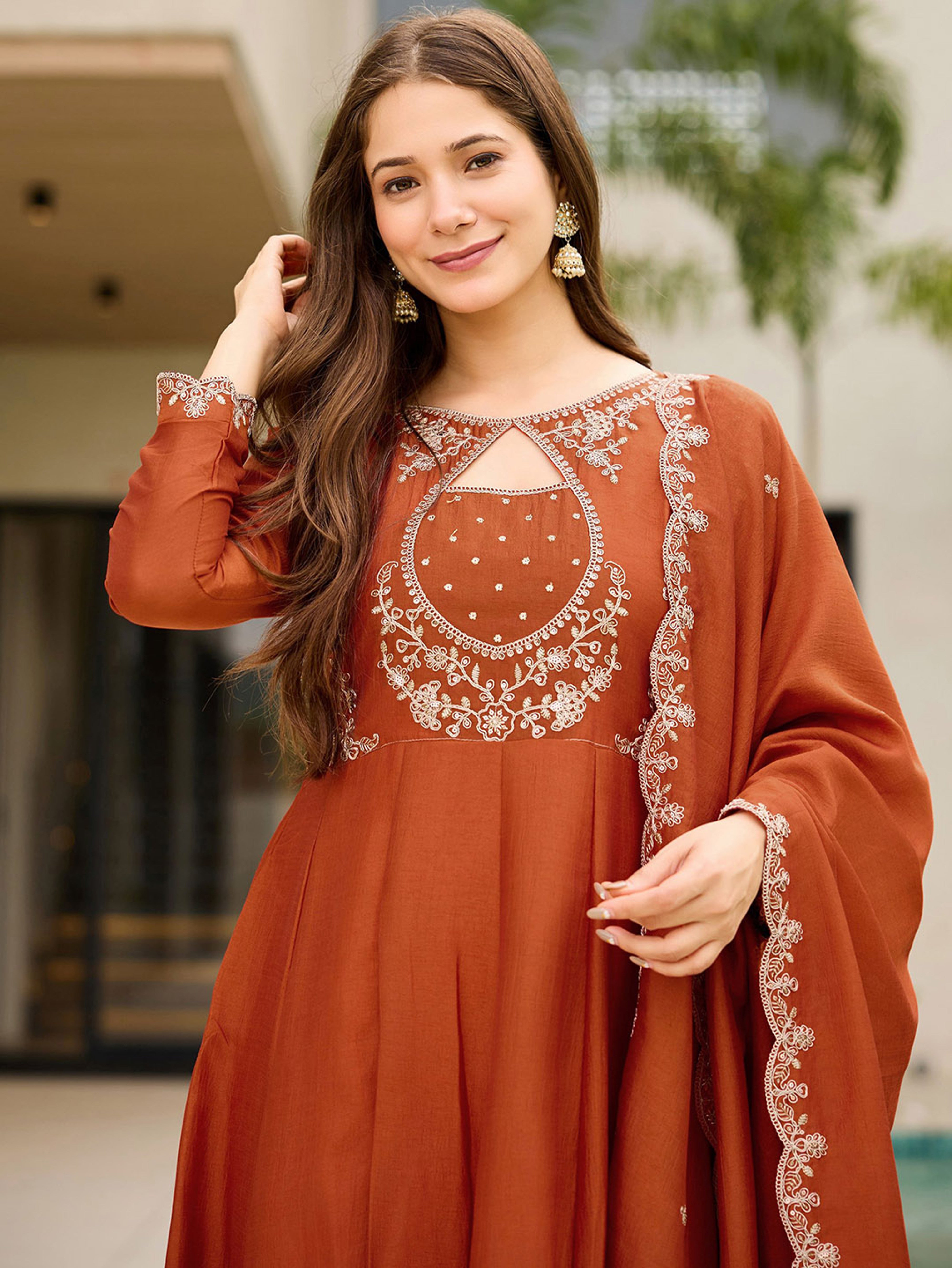 Women Premium Festive Anarkali Suit Set for Women
