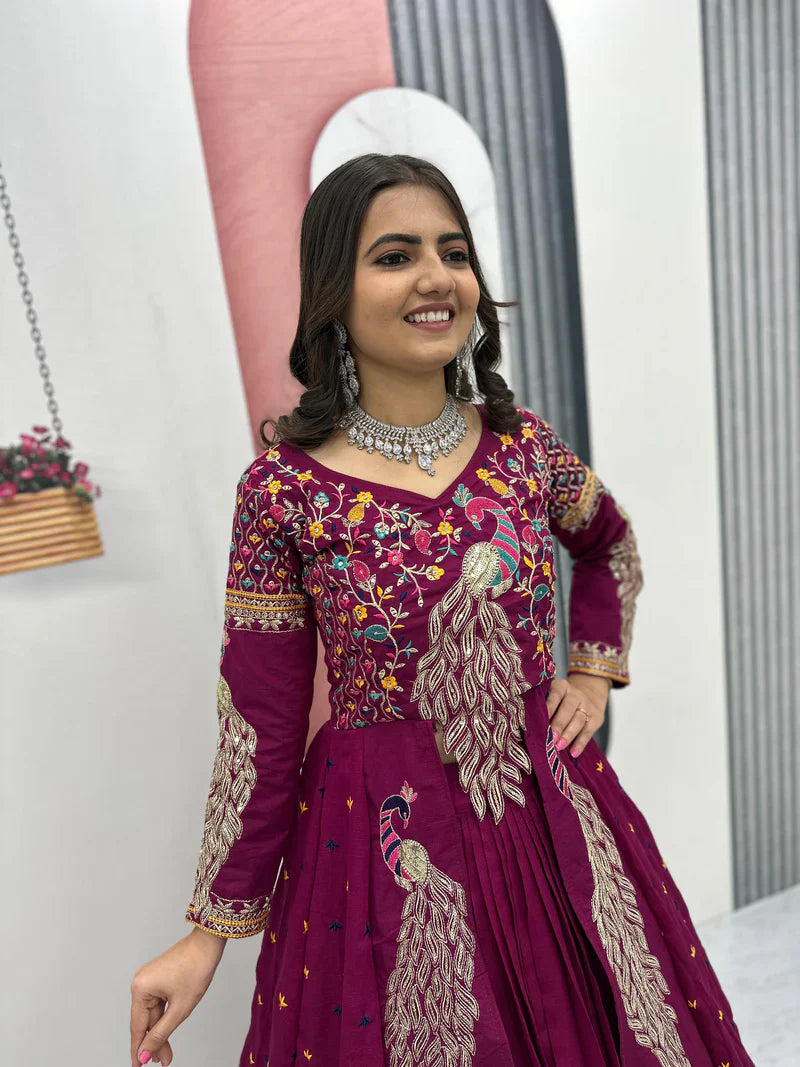 Premium Quality Heavy Traditional Crop Top with Shrug