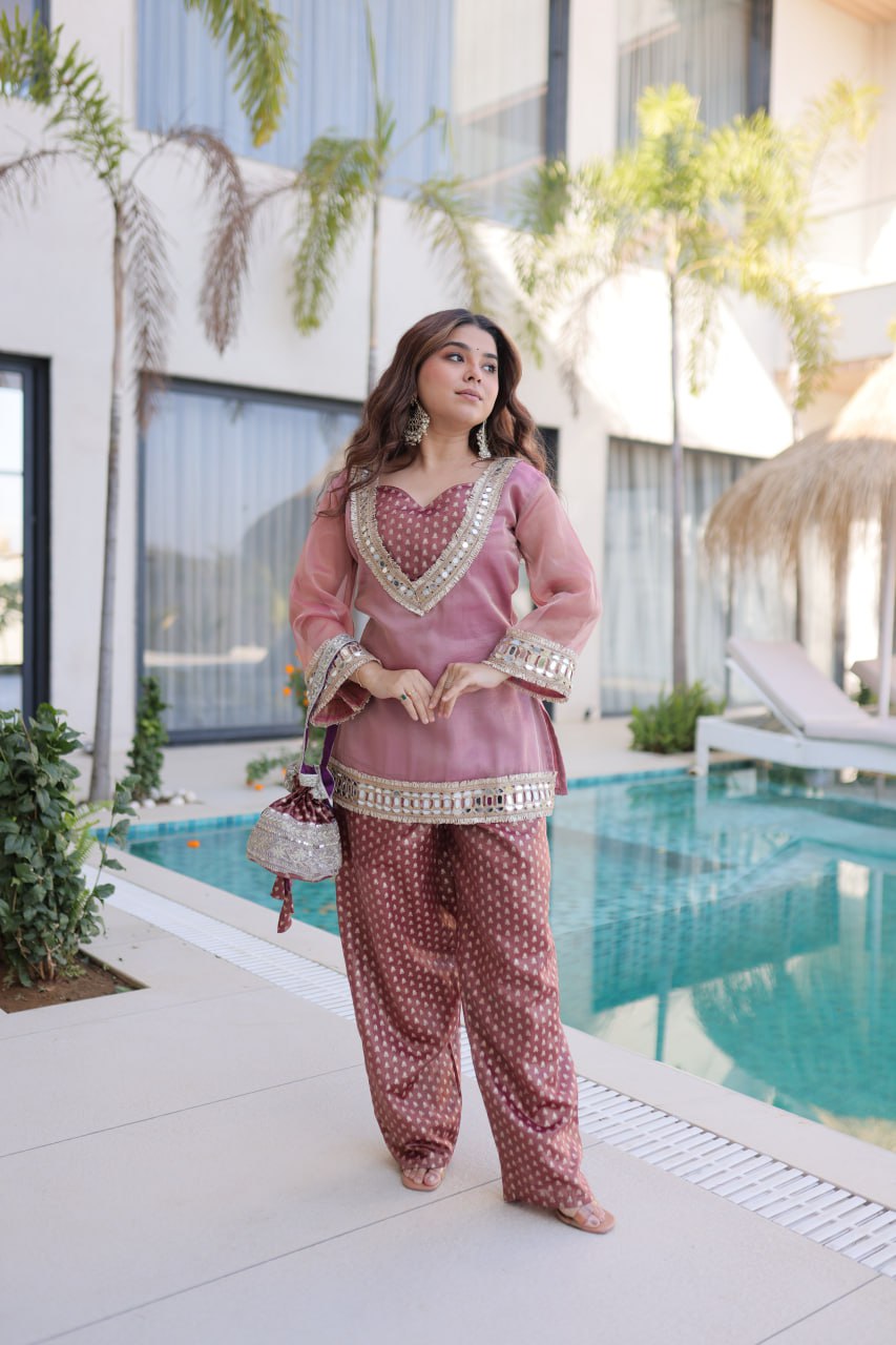 Premium Fabrics and Stunning Mirror Work